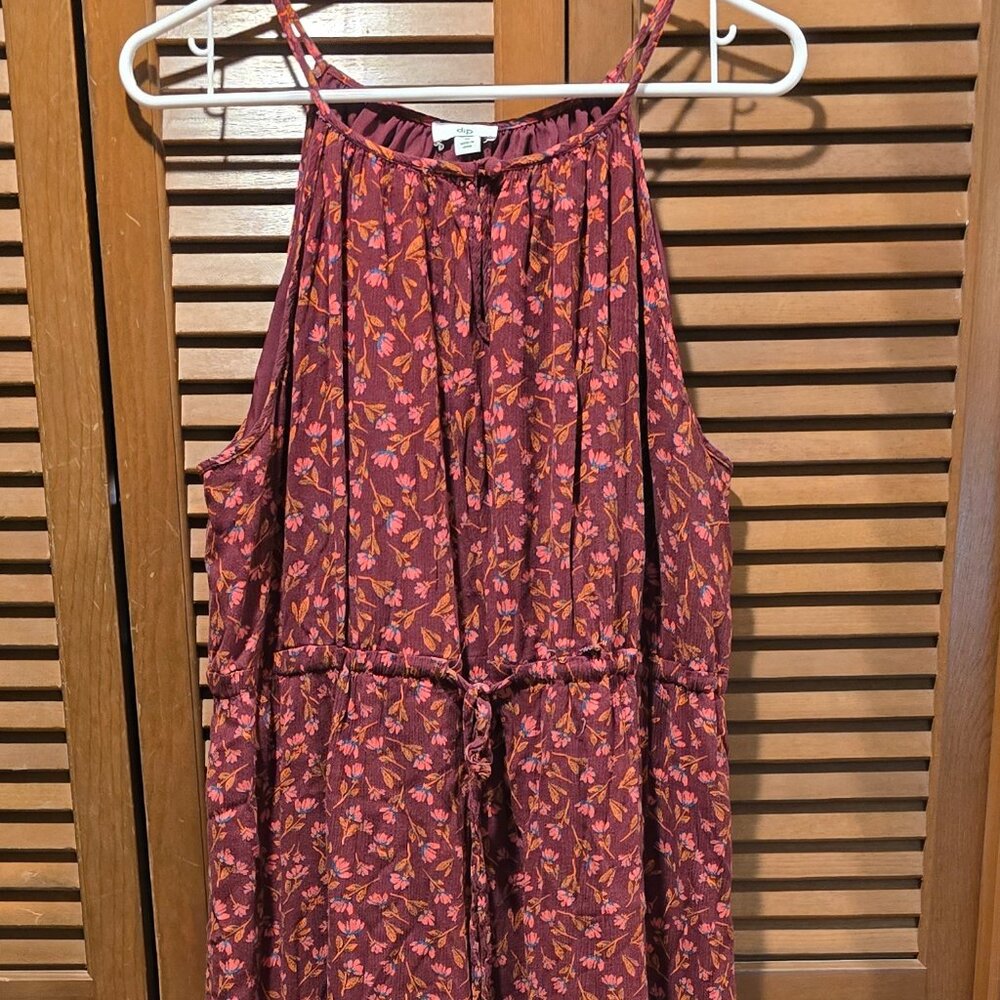 Dip Floral Halter Neck Boho Maxi Dress Plus Size